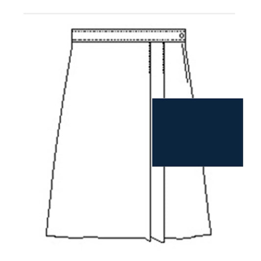 A+ Rayon Skort in Navy