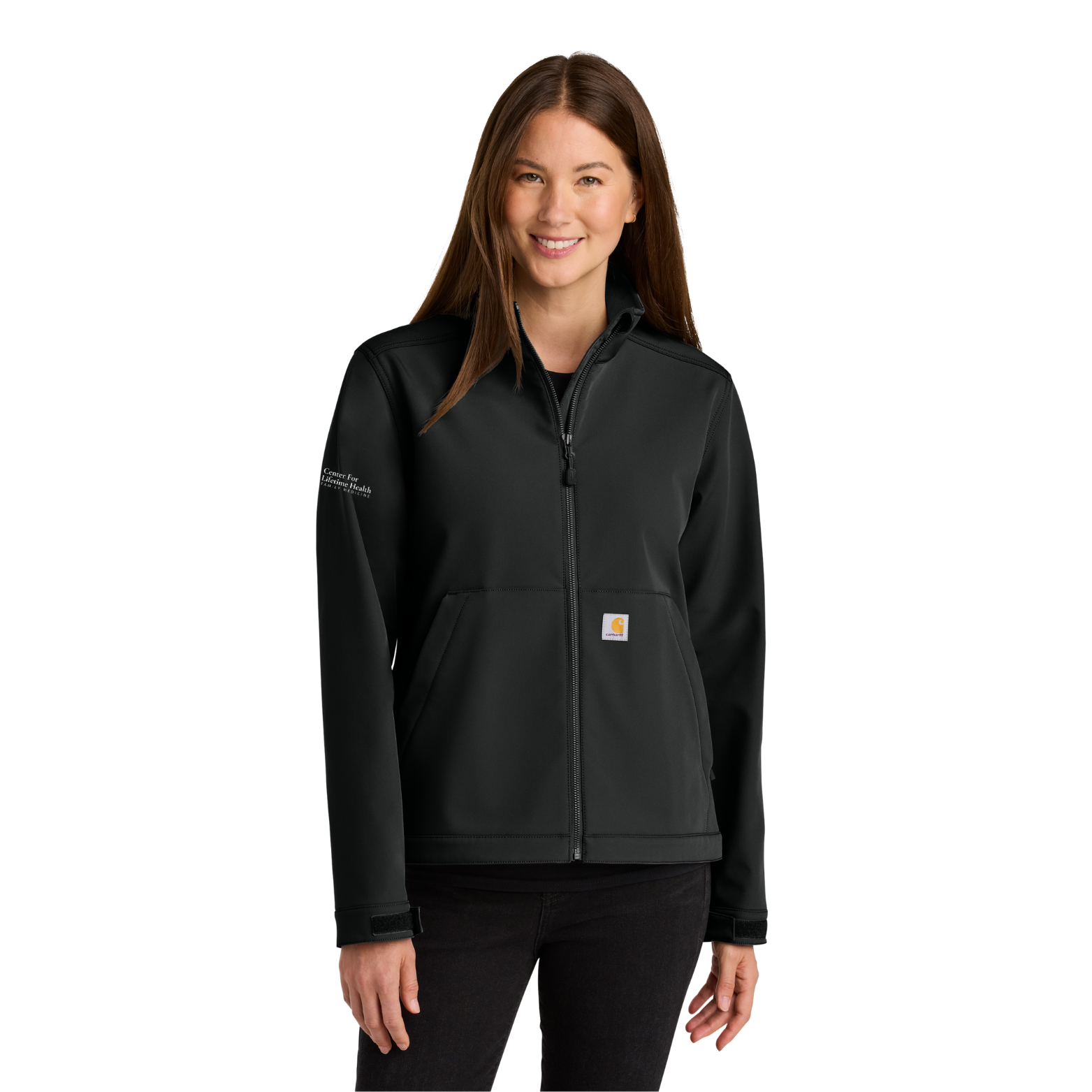 Center for Lifetime Health Women’s Rain Defender Soft Shell Jacket with Embroidered Logo on Right Sleeve
