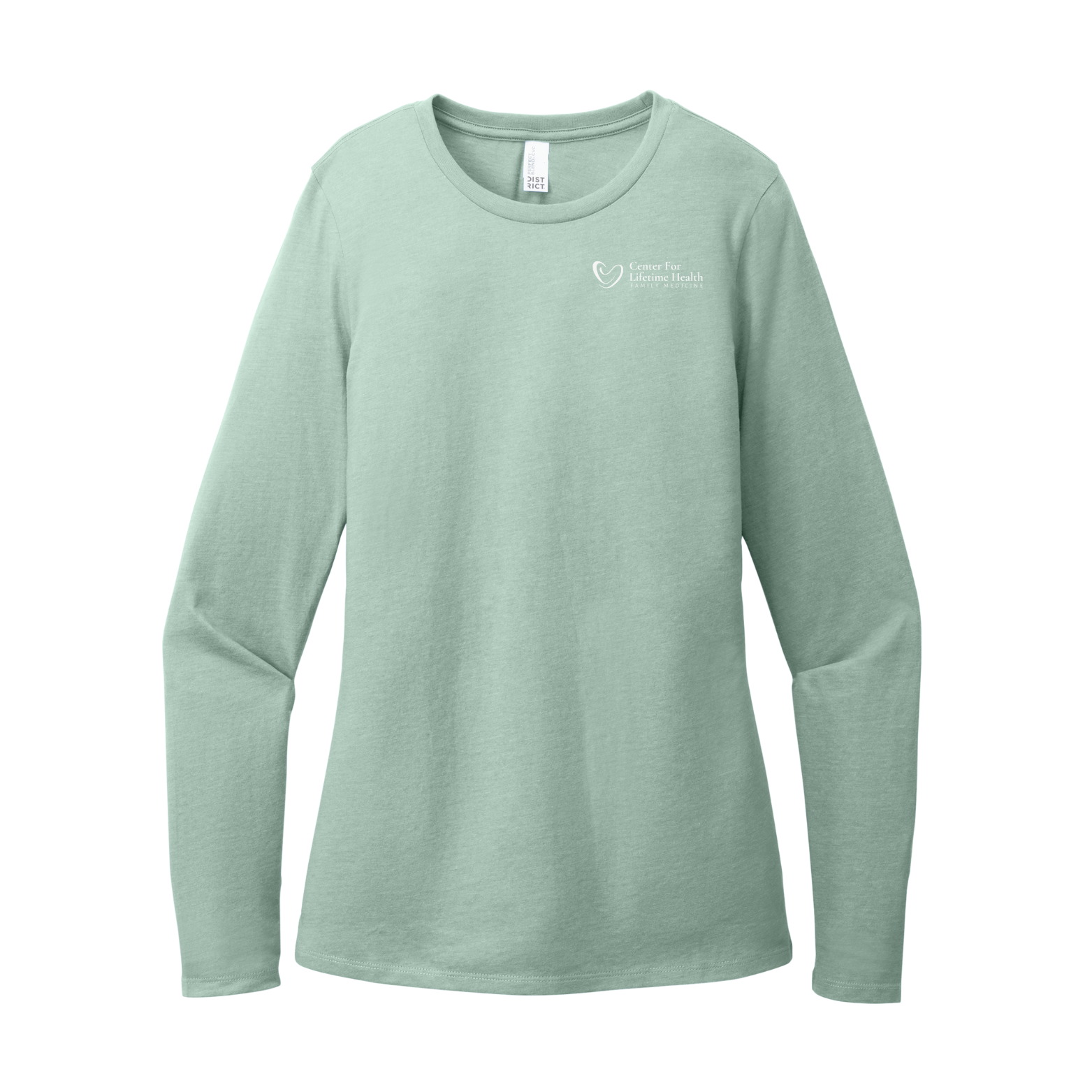 Center for Lifetime Health Women’s Perfect Blend CVC Long Sleeve Tee with Screen Printed Logo