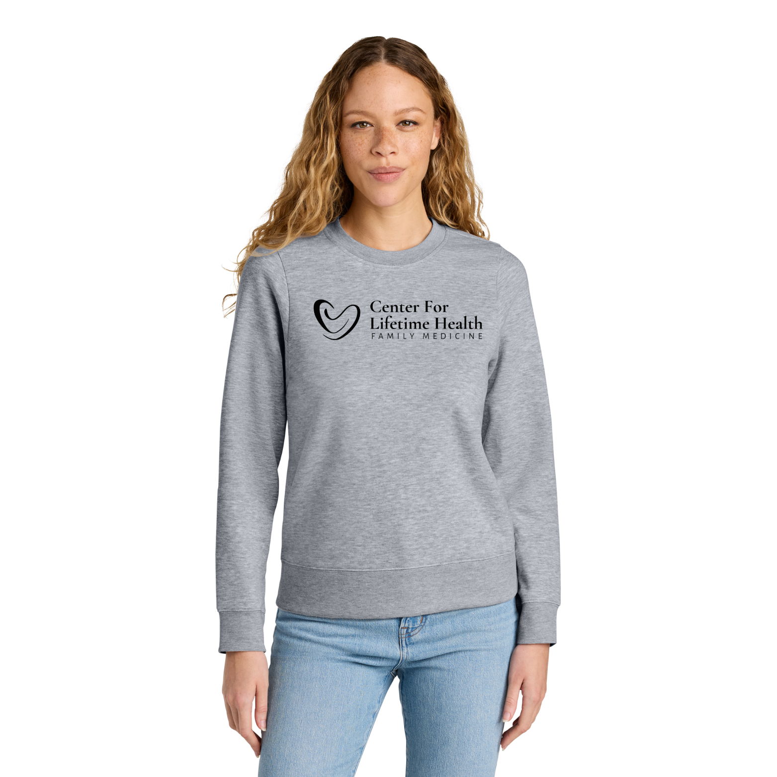 Center for Lifetime Health Women’s V.I.T. Fleece Crew with Screen Printed Logo