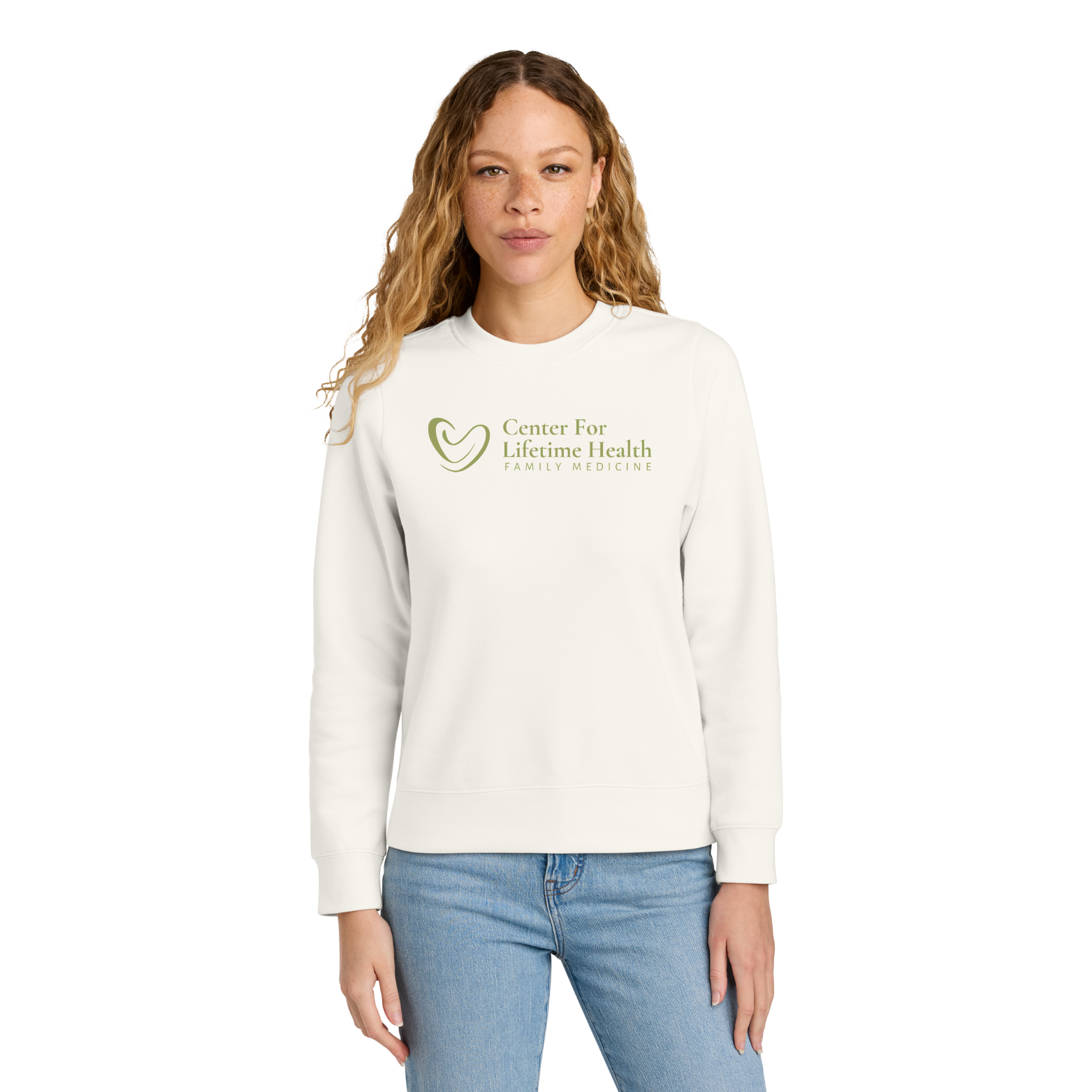 Center for Lifetime Health Women’s V.I.T. Fleece Crew with Screen Printed Logo