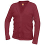 A+ V-Neck Cardigan Sweater in Cardinal