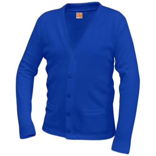 A+ V-Neck Cardigan Sweater in Mayfair