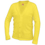 A+ V-Neck Cardigan Sweater in Yellow