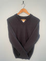 A+ V-Neck Sweater in Black