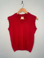 A+ Sweater Vest in Lipstick