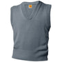 A+ Sweater Vest in Grey Heather