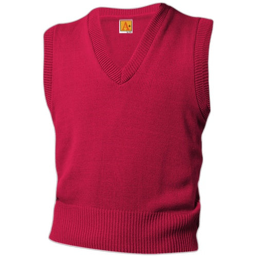 A+ Sweater Vest in Lipstick