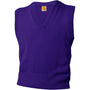 A+ Sweater Vest in Purple