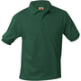 A+ Unisex Short Sleeve Polo in Dark Green