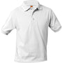 A+ Unisex Short Sleeve Polo in White