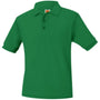 A+ Unisex Short Sleeve Polo in Tulane Kelly