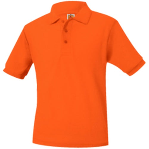 A+ Unisex Short Sleeve Polo in Tulane Orange