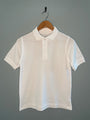 A+ Unisex Short Sleeve Polo in White