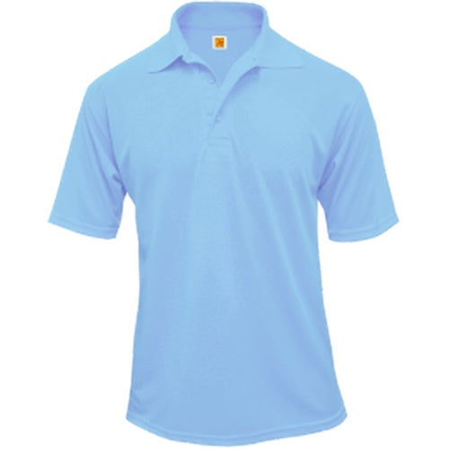A+ Unisex Short Sleeve Polo in RK Light Blue