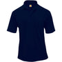 A+ Unisex Short Sleeve Polo in Dark Navy