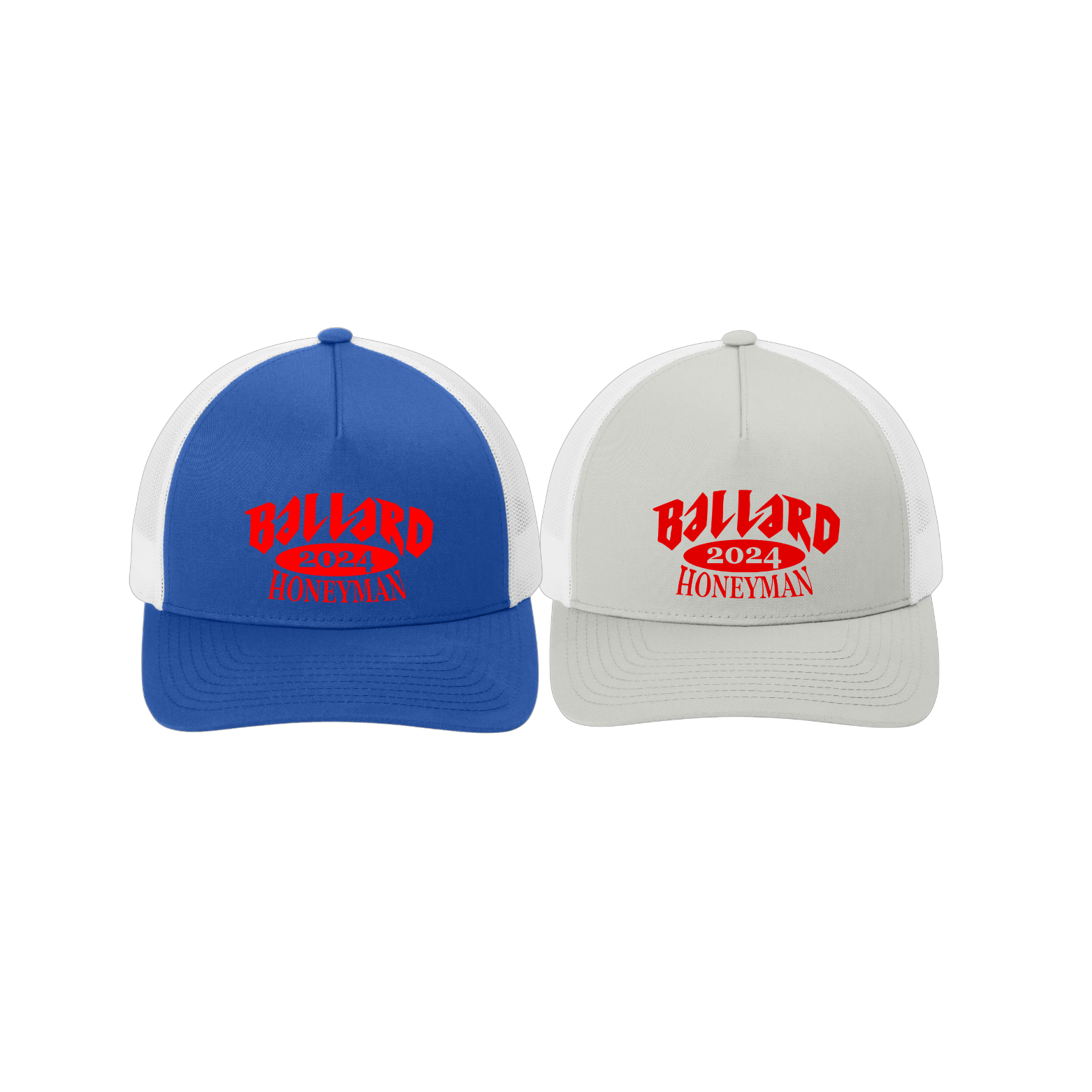 Ballard Port Authority Snapback Five-Panel Trucker Cap with Embroidered Logo