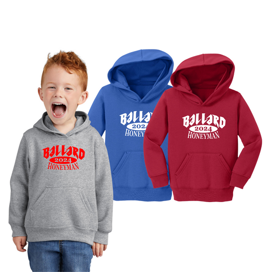Ballard Port & Company Core Fleece Hoodie with Screen Printed Logo