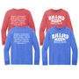 Ballard District Perfect Tri Long Sleeve Tee with Screen Printed Logo on Front and Back