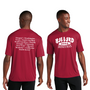 Ballard Port & Company Performance Tee with Screen Printed Logo on Front and Back
