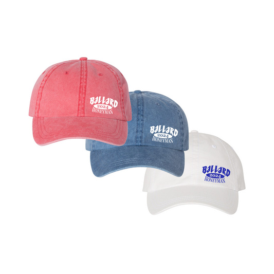 Ballard Sportsman Pigment-Dyed Cap with Embroidered Logo