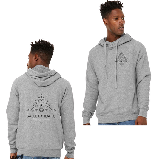 Ballet Idaho BELLA+CANVAS FWD Fashion Crossover Hoodie with Logo