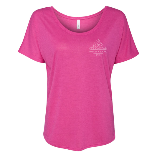Ballet Idaho BELLA+CANVAS Women’s Slouchy Tee with Logo