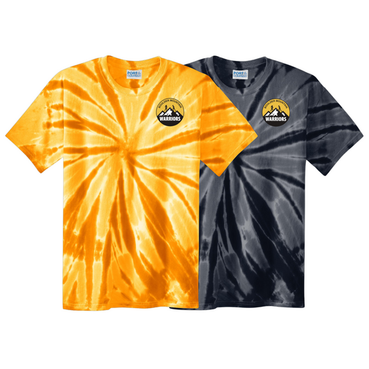 Boulder Mountain Warrior Port & Company Tie-Dye Tee with Logo