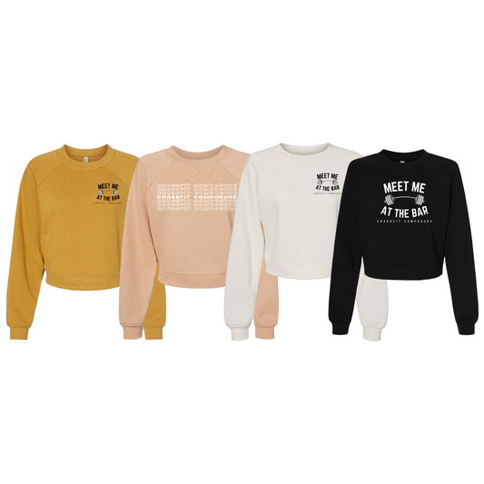 CrossFit BELLA+CANVAS Women's Raglan Pullover Fleece with Logo