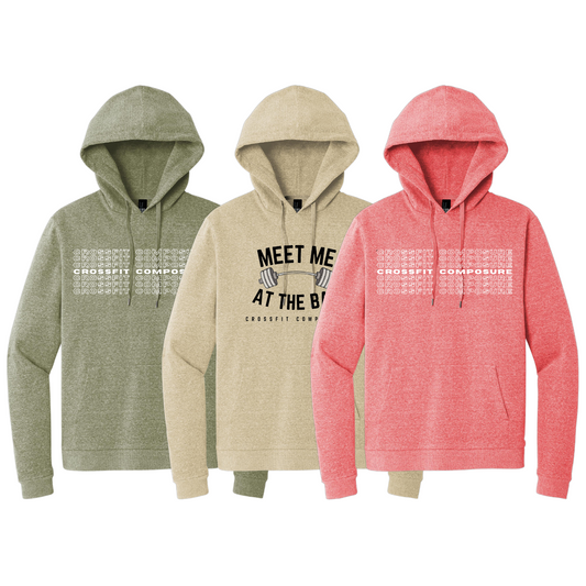 CrossFit District Perfect Tri Fleece Pullover Hoodie with Logo