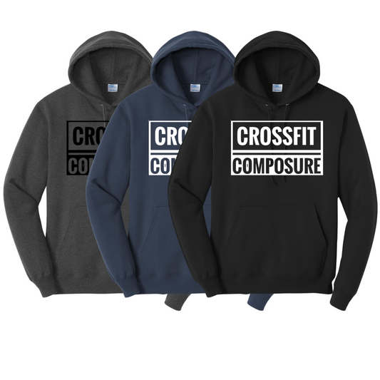 CrossFit Port & Company Fleece Pullover Hooded Sweatshirt with Logo