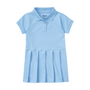 Classroom Female Pique Polo Dress in Light Blue