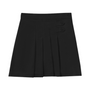 Classroom Female Stretch Pleated Tab Scooter Skort in Black