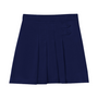 Classroom Female Stretch Pleated Tab Scooter Skort in Dark Navy