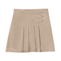 Classroom Female Stretch Pleated Tab Scooter Skort in Khaki
