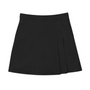 Classroom Female Stretch Double Pleated Scooter Skort in Black