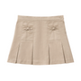 Classroom Female Stretch Bow Pocket Scooter Skort in Khaki
