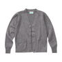 Classroom Unisex V-Neck Cardigan Sweater in Heather Grey