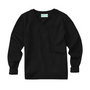 Classroom Unisex V-Neck Sweater in Black