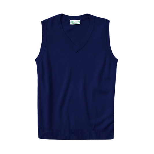 Classroom Unisex Sweater Vest in Dark Navy