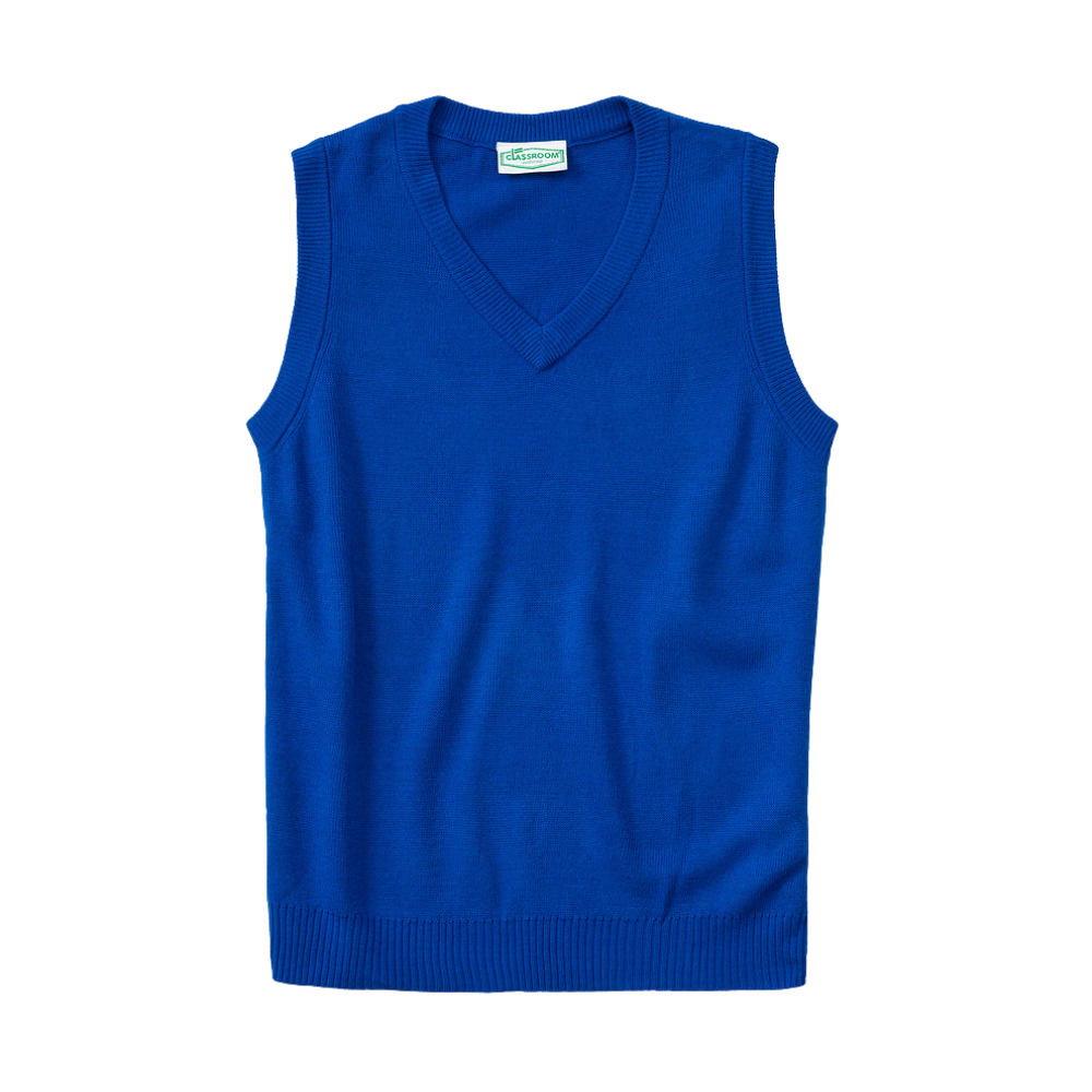 Classroom Unisex Sweater Vest in Royal