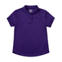 Classroom Female Short Sleeve Polo in Dark Purple