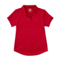 Classroom Female Short Sleeve Polo in Red