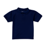 Classroom Unisex Short Sleeve Polo in Dark Navy