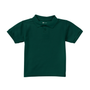 Classroom Unisex Short Sleeve Polo in Hunter Green