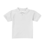 Classroom Unisex Short Sleeve Polo in White