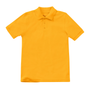 Classroom Unisex Short Sleeve Polo in Gold