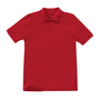 Classroom Unisex Short Sleeve Polo in Red