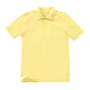 Classroom Unisex Short Sleeve Polo in Yellow