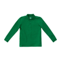 Classroom Unisex Long Sleeve Polo in Kelly Green